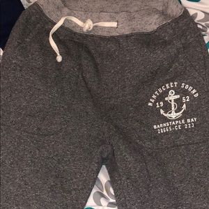 Grey sweatpants